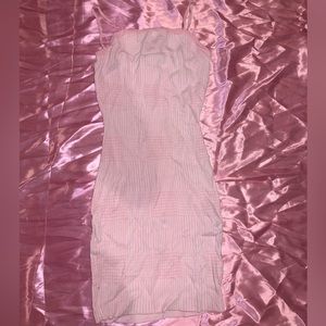 Pink Houndstooth Akira Dress